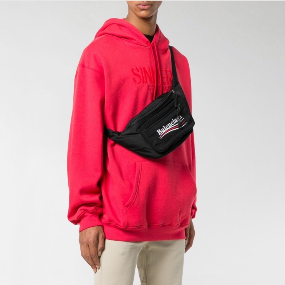 SOLD ✅ Balenciaga Black Explorer Belt Bag